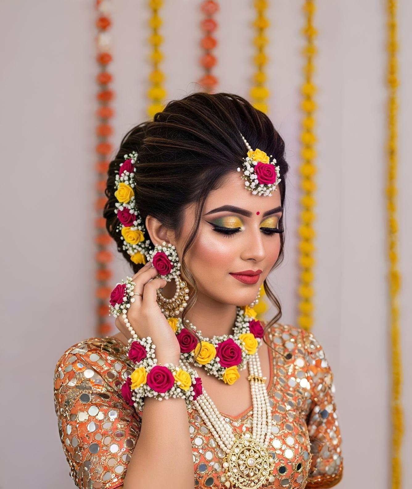 Haldi & Mehandi Makeup